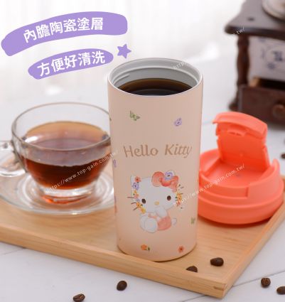 三麗鷗 隨行保溫杯-花卉